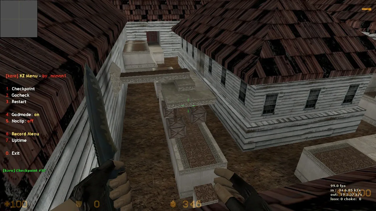 Скриншот  deathrun_3h для CS 1.6: тактика, точки, боты .nav и оптимизация карты