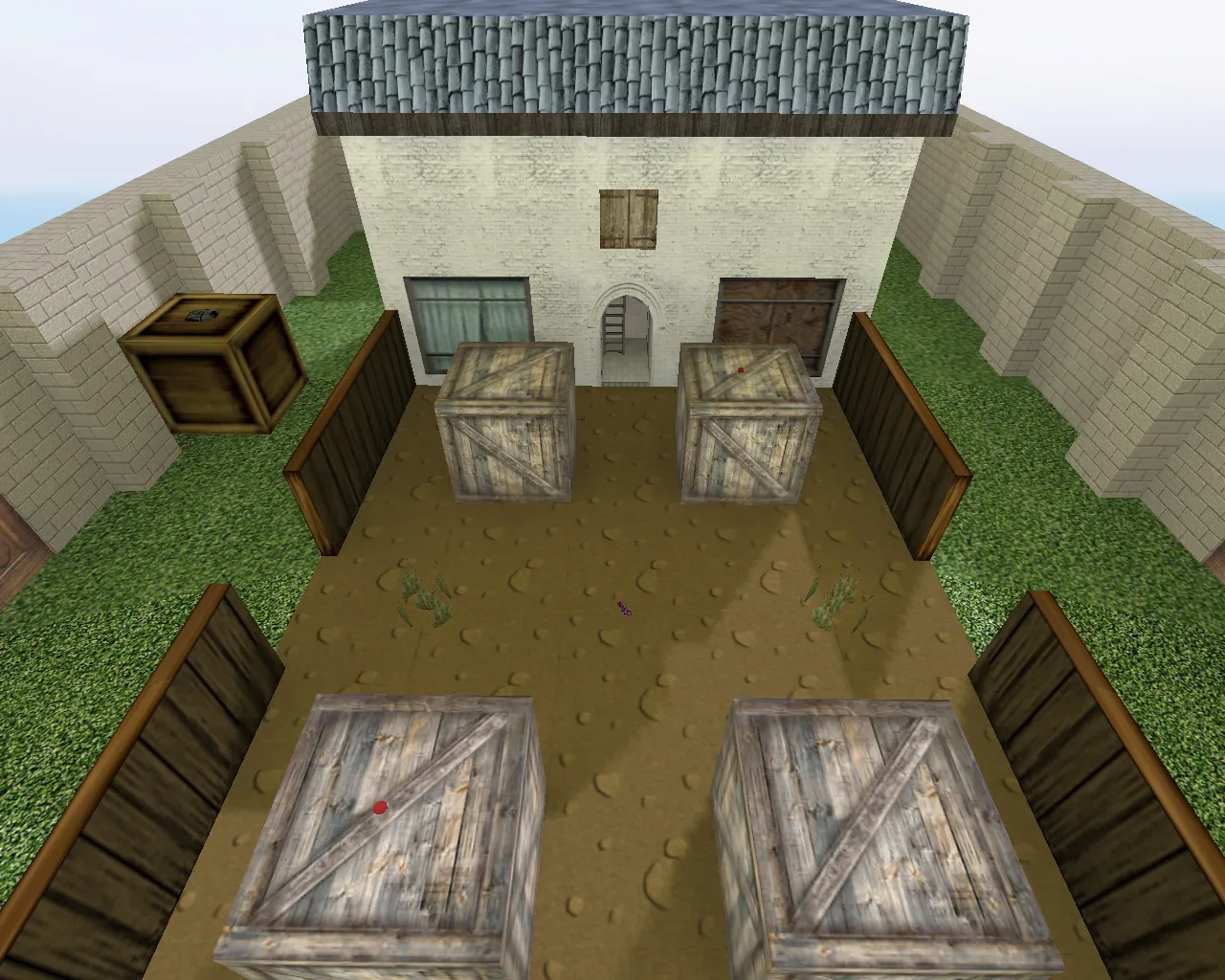 Скриншот  Карта aim_breeze для CS 1.6: тренировка аима, точки спавна, навигация ботов и оптимизация