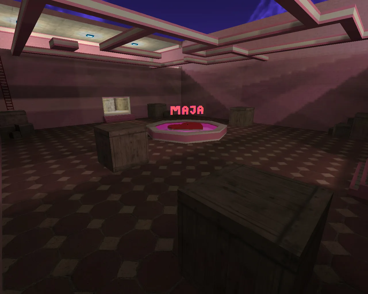 Скриншот  Карта 35hp_pinky для CS 1.6: ножи, баланс раундов, тактика, .nav и оптимизация