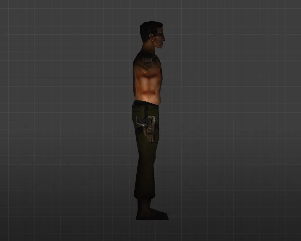 Скриншот Модель 'Качок-бодибилдер' для CS 1.6 - Порадуйте своих соперников!