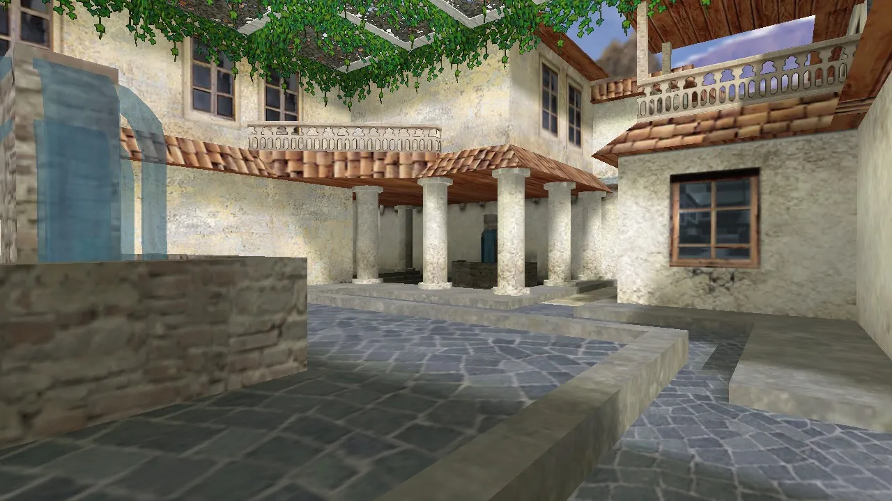 Скриншот  Карта de_lost_city для CS 1.6: Тактические возможности и особенности