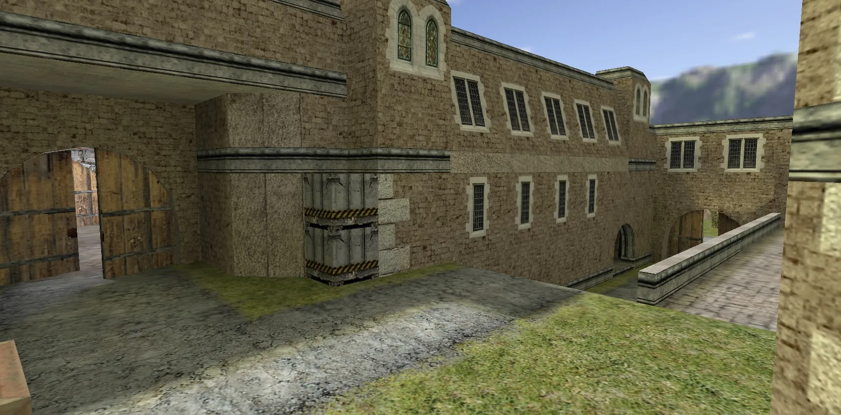 Скриншот  Карта de_castle_lin для CS 1.6: тактика за Т и КТ, точки, навигация ботов и оптимизация