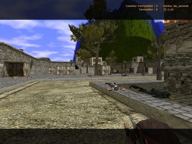 Скриншот de_ancient для CS 1.6: тактики за Т и КТ, точки, .nav, оптимизация wpoly/epoly