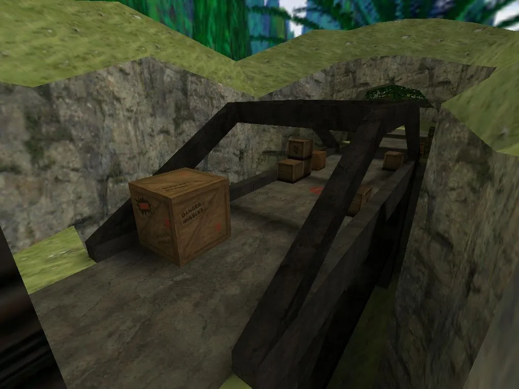 Скриншот  de_bridge для CS 1.6: баланс сторон, точки, боты (.nav), оптимизация wpoly/epoly