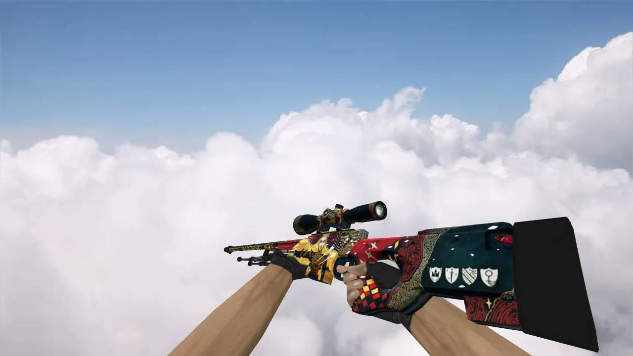 Скриншот Модель «AWP Императрица» для CS 1.6: качественные текстуры и уникальный стиль