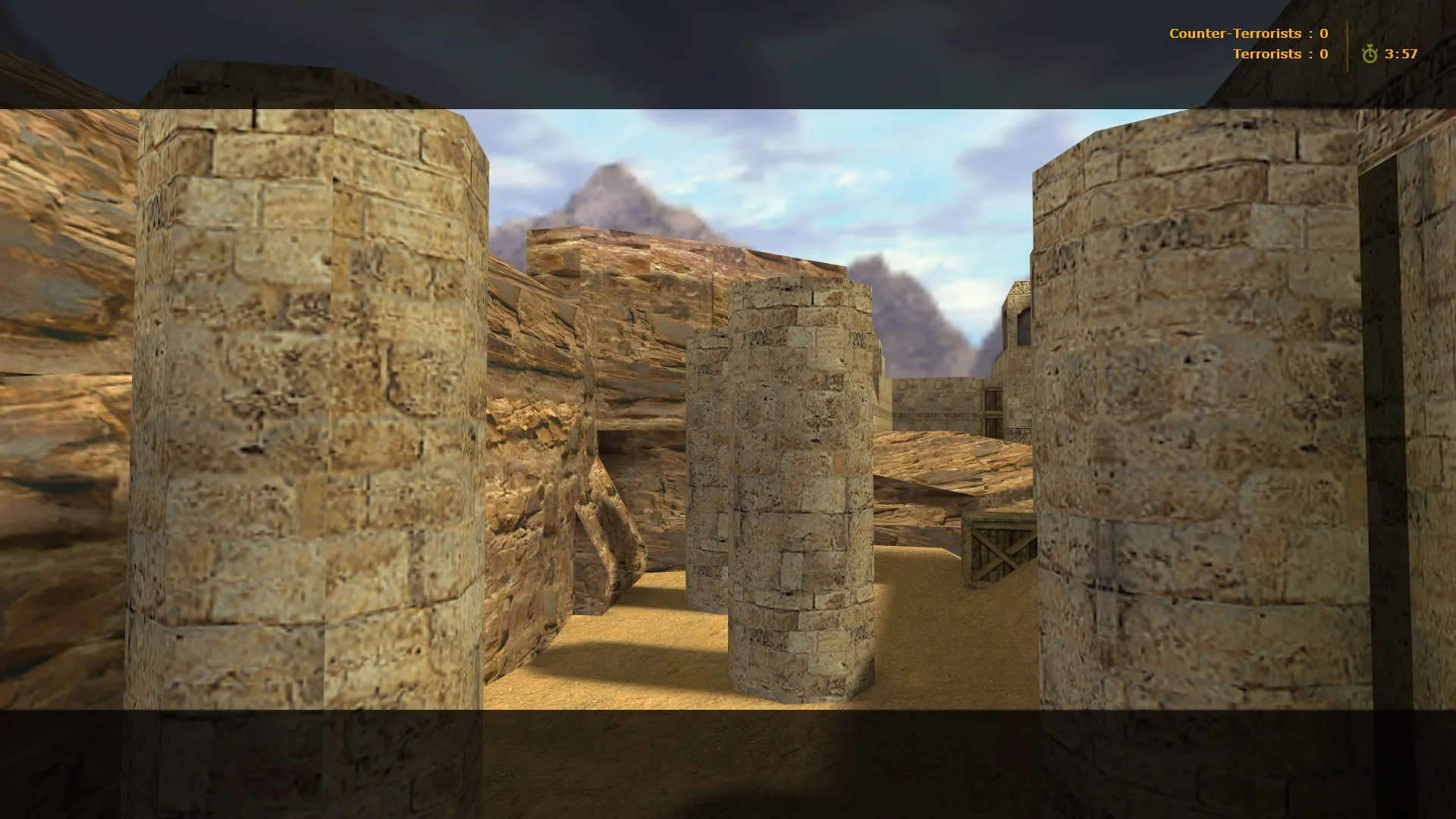 Скриншот  Карта «!dan!dust» для CS 1.6: тактика за Т и КТ, точки, оптимизация, .nav и конфиг