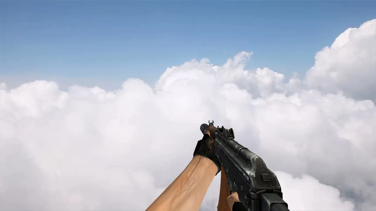 Скриншот Модель «AKS-74U Supressed» для CS 1.6 — Идеальный выбор для геймеров