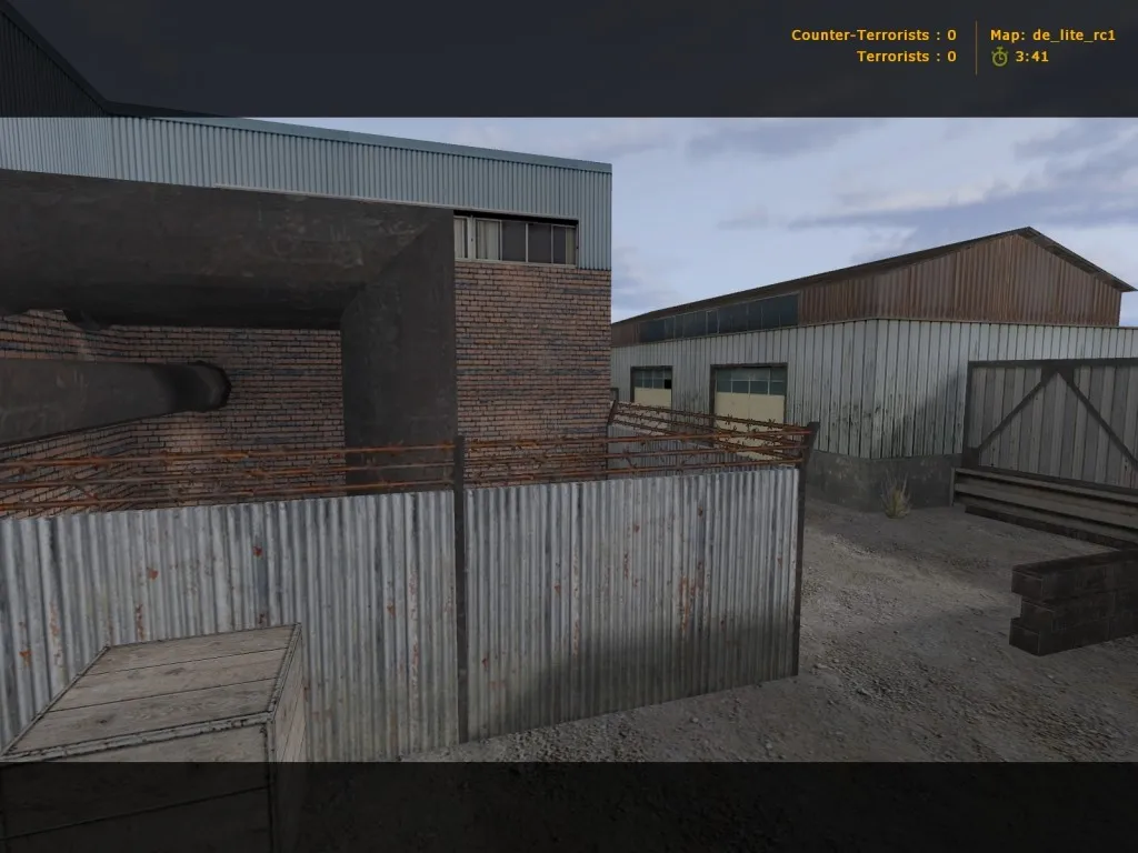 Скриншот  Карта de_lite_rc1 для CS 1.6 - Тактическое преимущество на картах DE