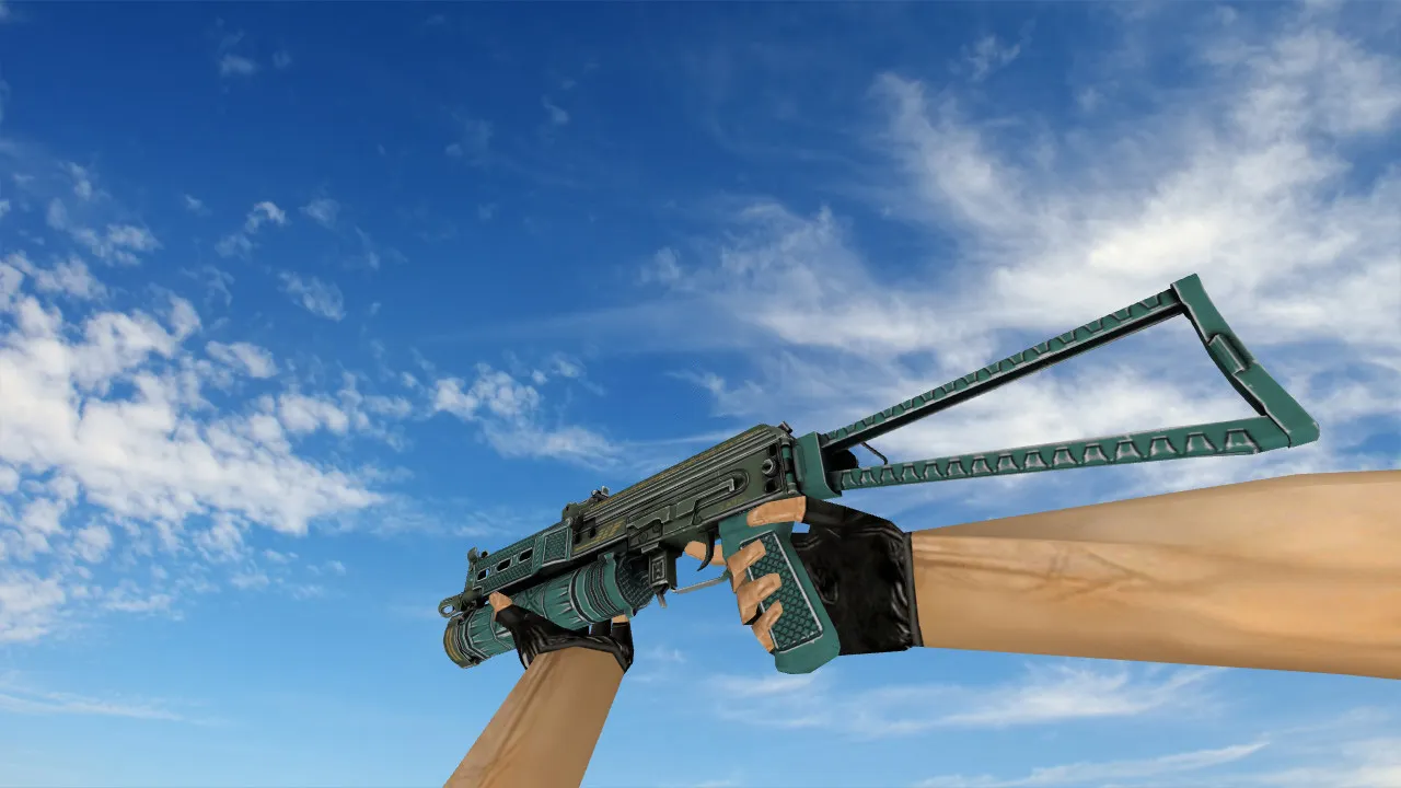 Скриншот Модель «PP-19 Bizon Space Module» для CS 1.6 - Уникальный скин