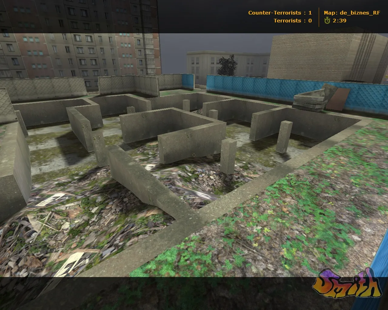 Скриншот de_biznes_rf для CS 1.6: тактика сторон, точки, .nav и оптимизация карты