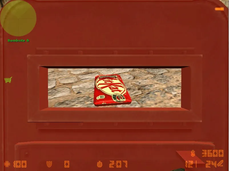 Скриншот Модель «KitKat Shield» для CS 1.6: v_ и p_ модели, звуки, анимация осмотра и текстуры