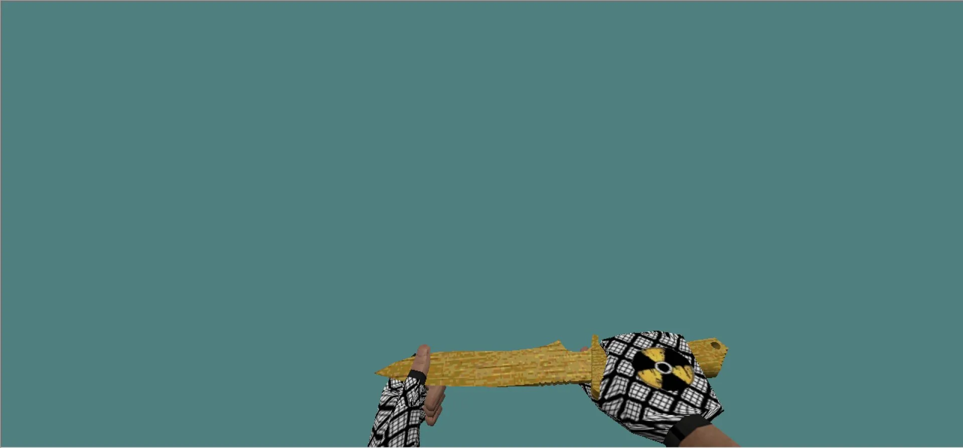 Скриншот Нож Wood для CS 1.6