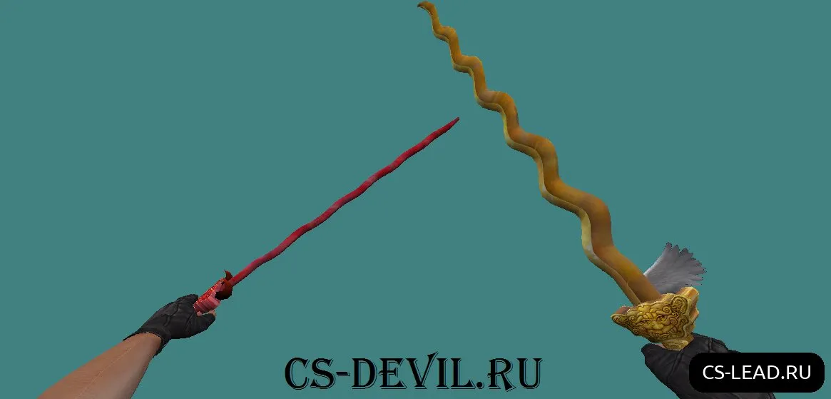 Скриншот Mодель ножа [Dual Serpent Blade] — Детализация, анимация осмотра