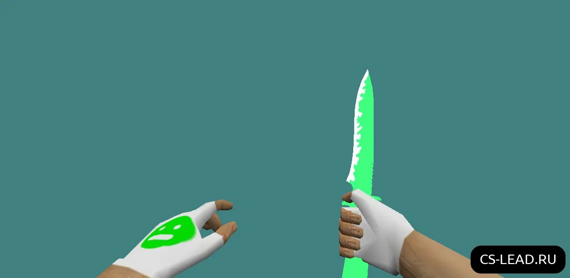 Скриншот Модель ножа Translucent Smile для CS 1.6