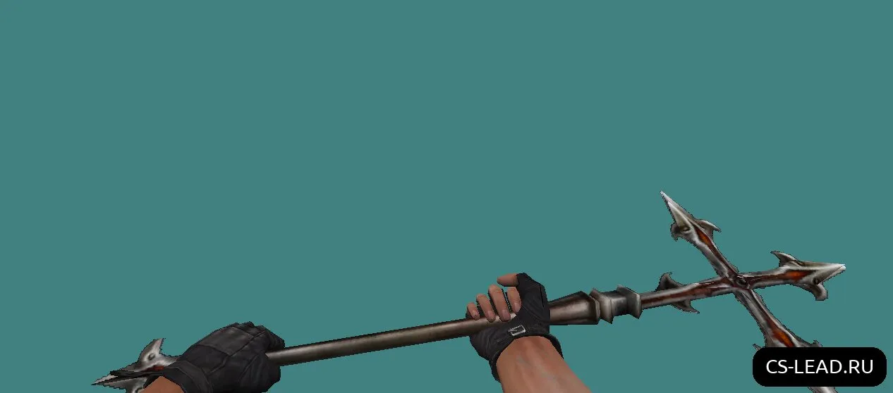 Скриншот Модель ножа [Крестовый посох] для CS 1.6