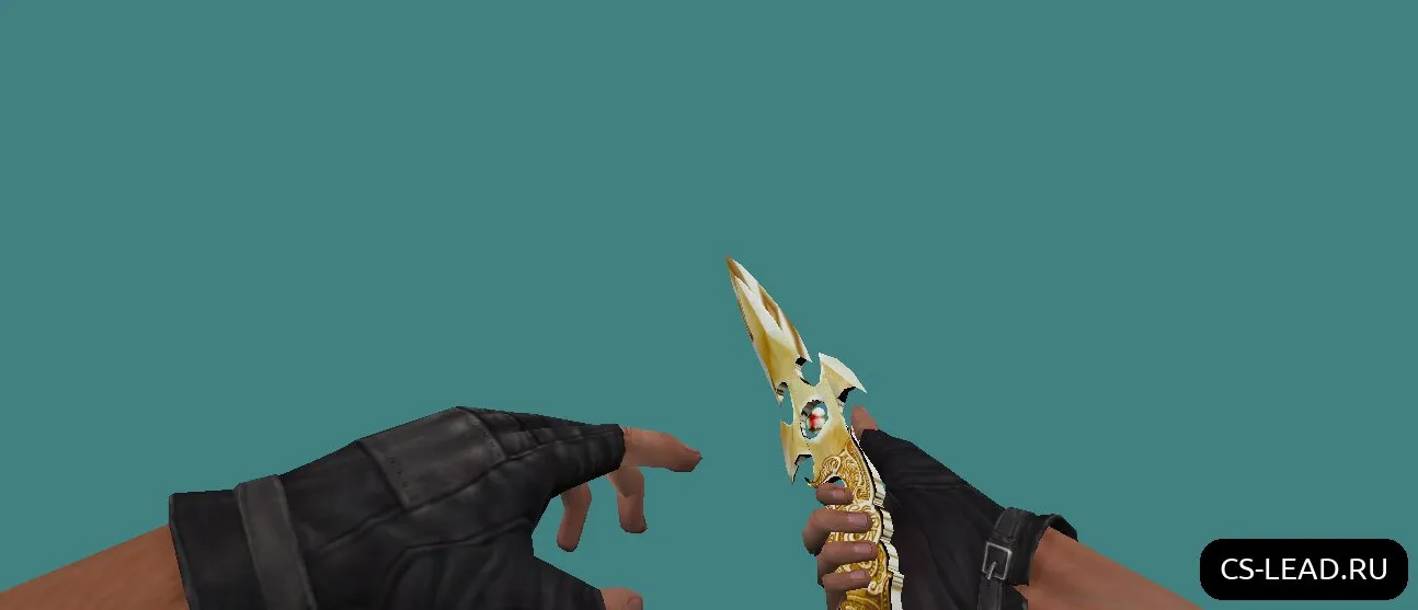 Скриншот Модель ножа Golden Knife для CS: 1.6