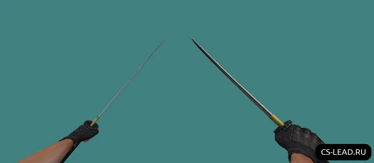 Скриншот Модель ножа Dual Katana | CS 1.6