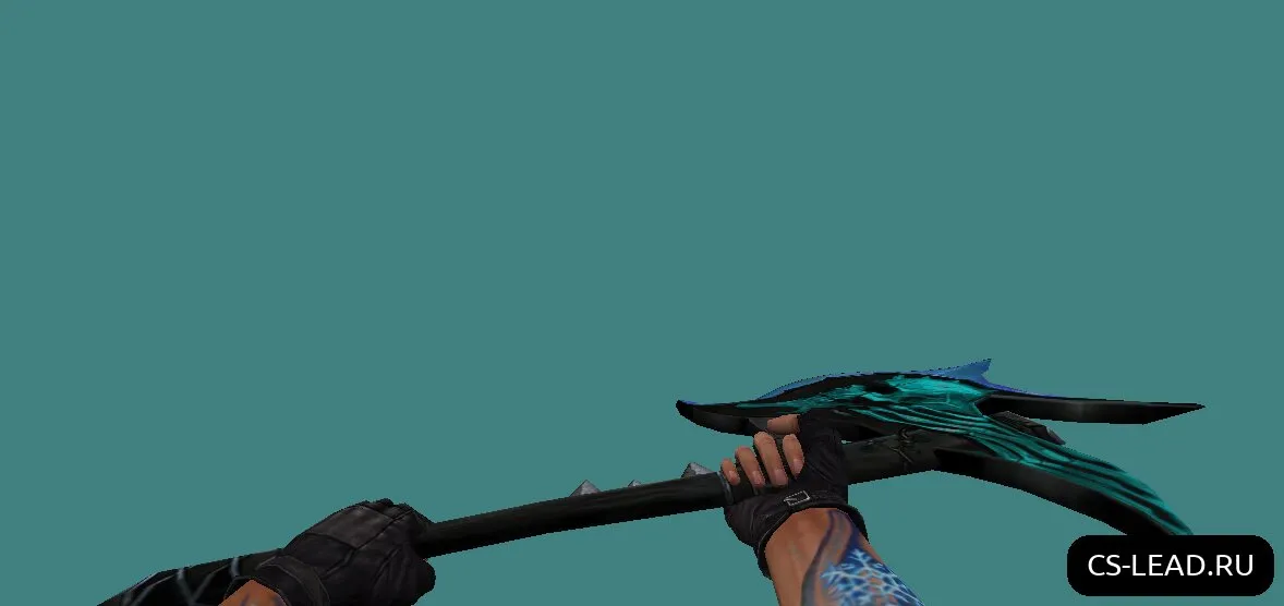 Скриншот Модель ножа [Топор] (Skull Xmas) для CS 1.6