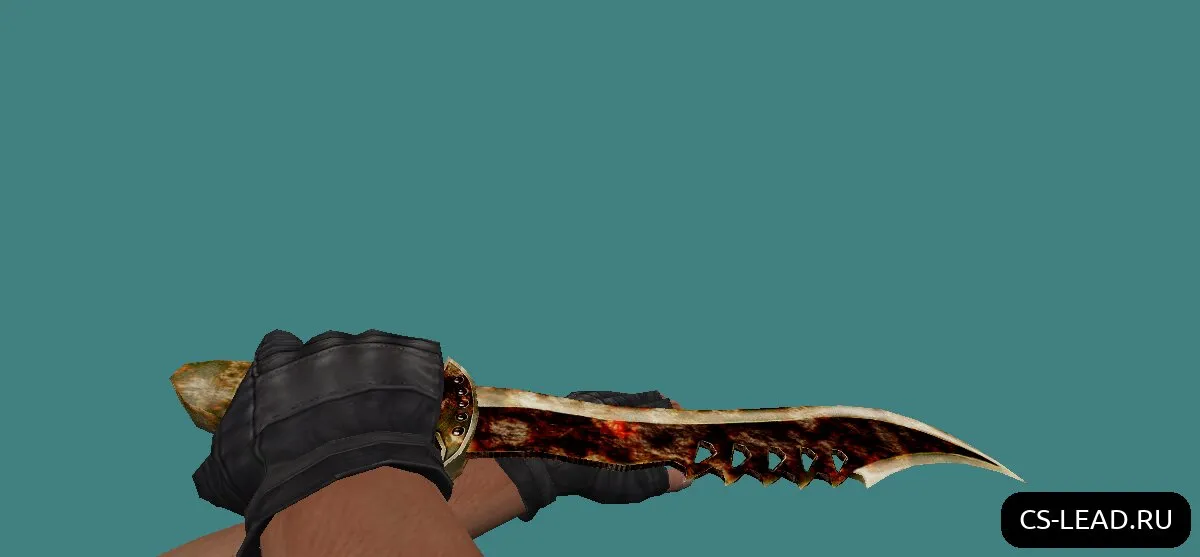 Скриншот Модель ножа [Master Combat] (Fire) для CS 1.6