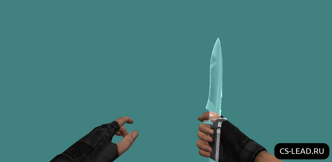 Скриншот Модель ножа [Glass Knife] для CS 1.6