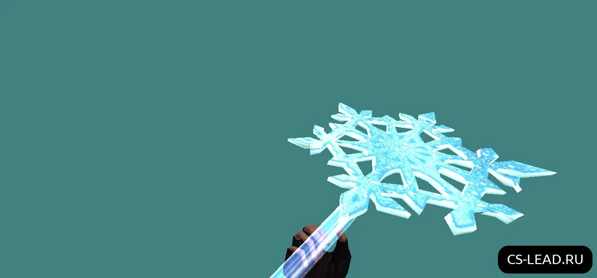 Скриншот Модель ножа [Снежный посох] для CS 1.6