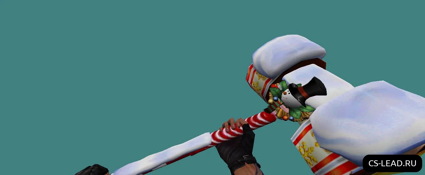 Скриншот Модель ножа [Новогодний Молот] (Xmas) | CS 1.6