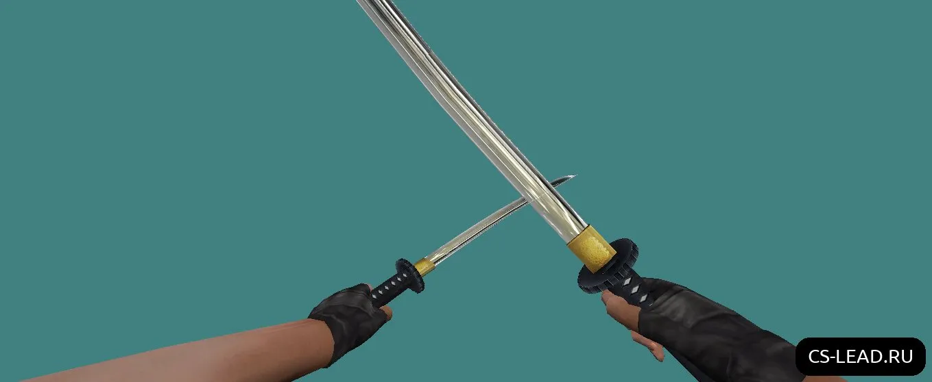 Скриншот Модель ножа [Две катаны]