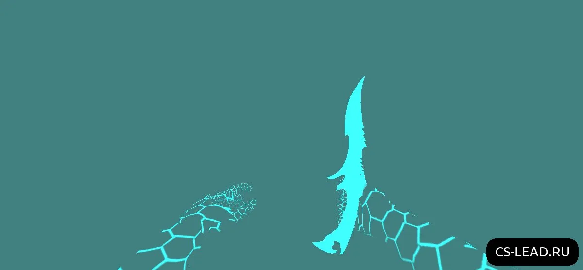 Скриншот Модель ножа Phantom Assassin (Blue) для CS 1.6