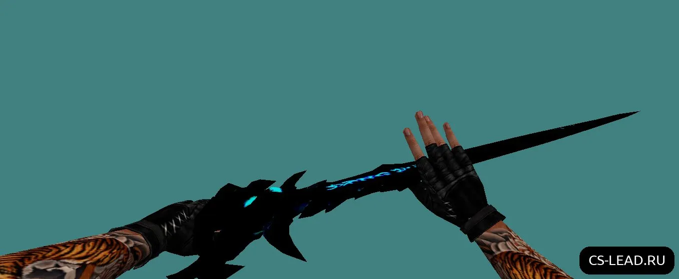 Скриншот Модель ножа Dark Sword для CS 1.6