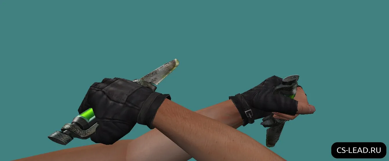 Скриншот Модель ножа Dual Nata Knives для CS 1.6