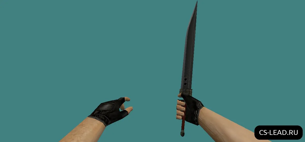 Скриншот Модель ножа Buster Sword для CS 1.6