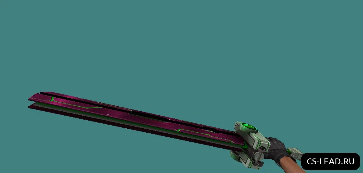 Скриншот Модель ножа Vulcanus-9 (Green) для CS 1.6