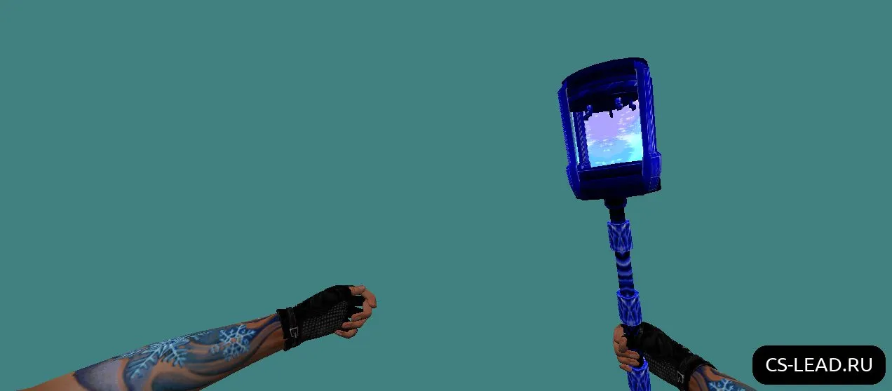 Скриншот Модель ножа [Faceless] (Ice) для CS 1.6