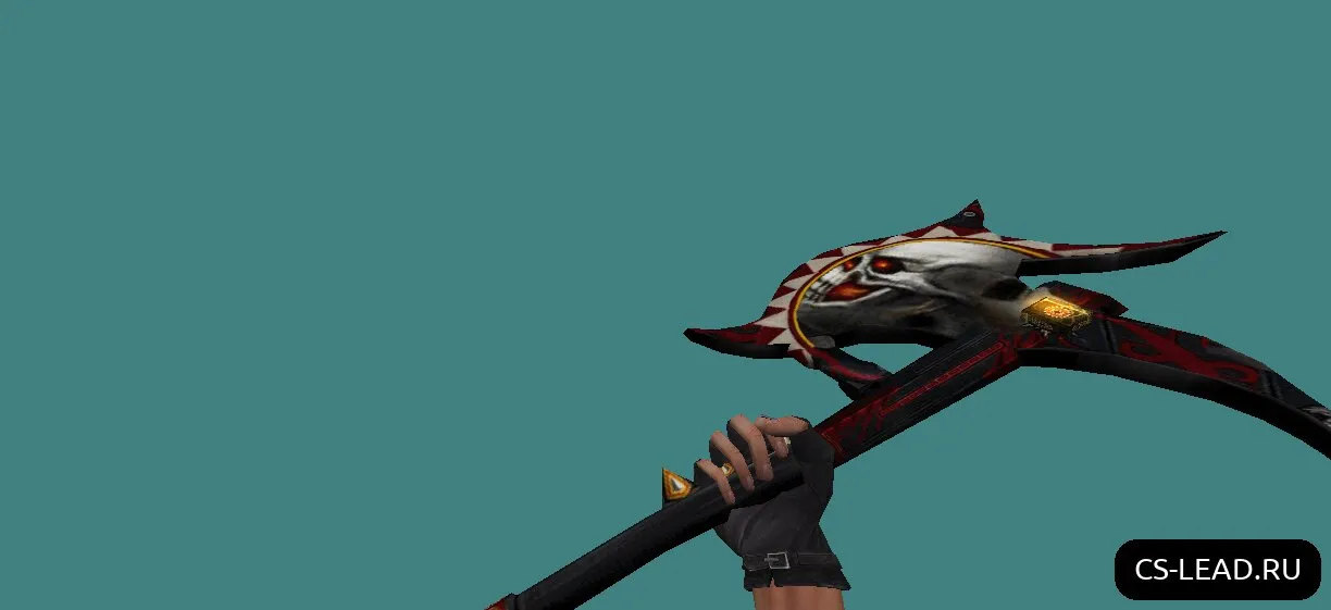 Скриншот Модель ножа [Топор] (Skull Blood) | CS 1.6