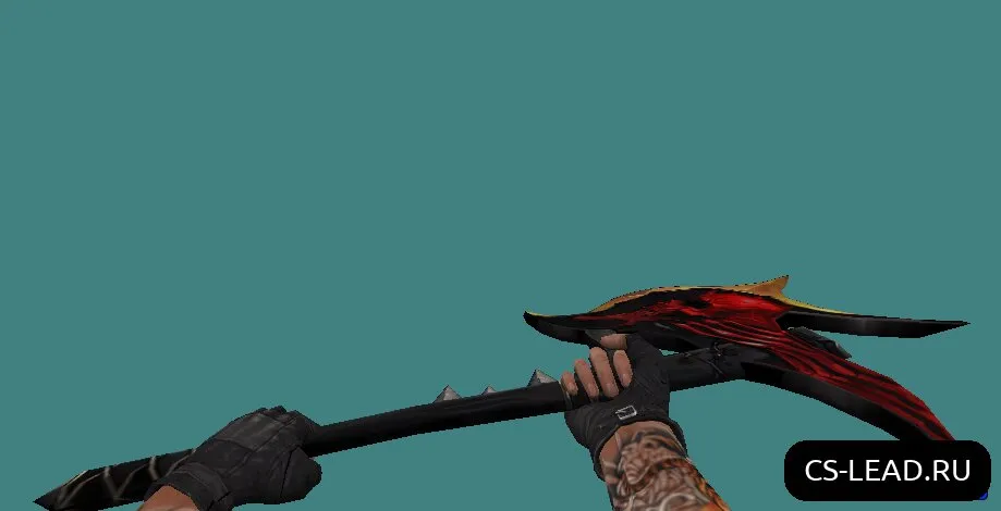 Скриншот Модель ножа Skull Fire