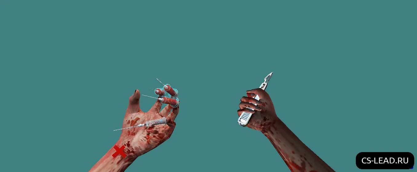 Скриншот Модель руки зомби [Nurse] для CS 1.6