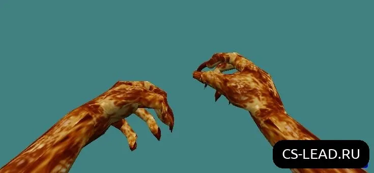 Скриншот Модель руки зомби с Fire Claws