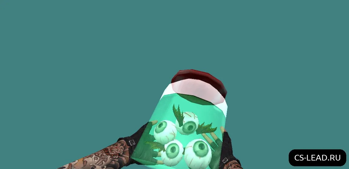 Скриншот Модель Гранаты [Банка с глазами] для CS 1.6