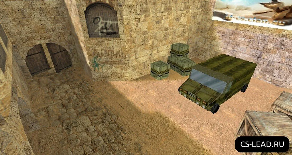 Скриншот  Карта de_dust2_m1: Баланс и Технические Особенности