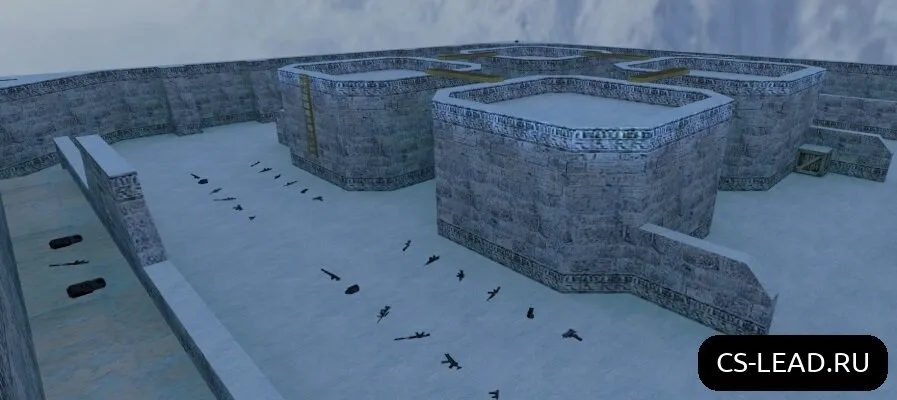 Скриншот  Карта fy_snow2 в CS 1.6