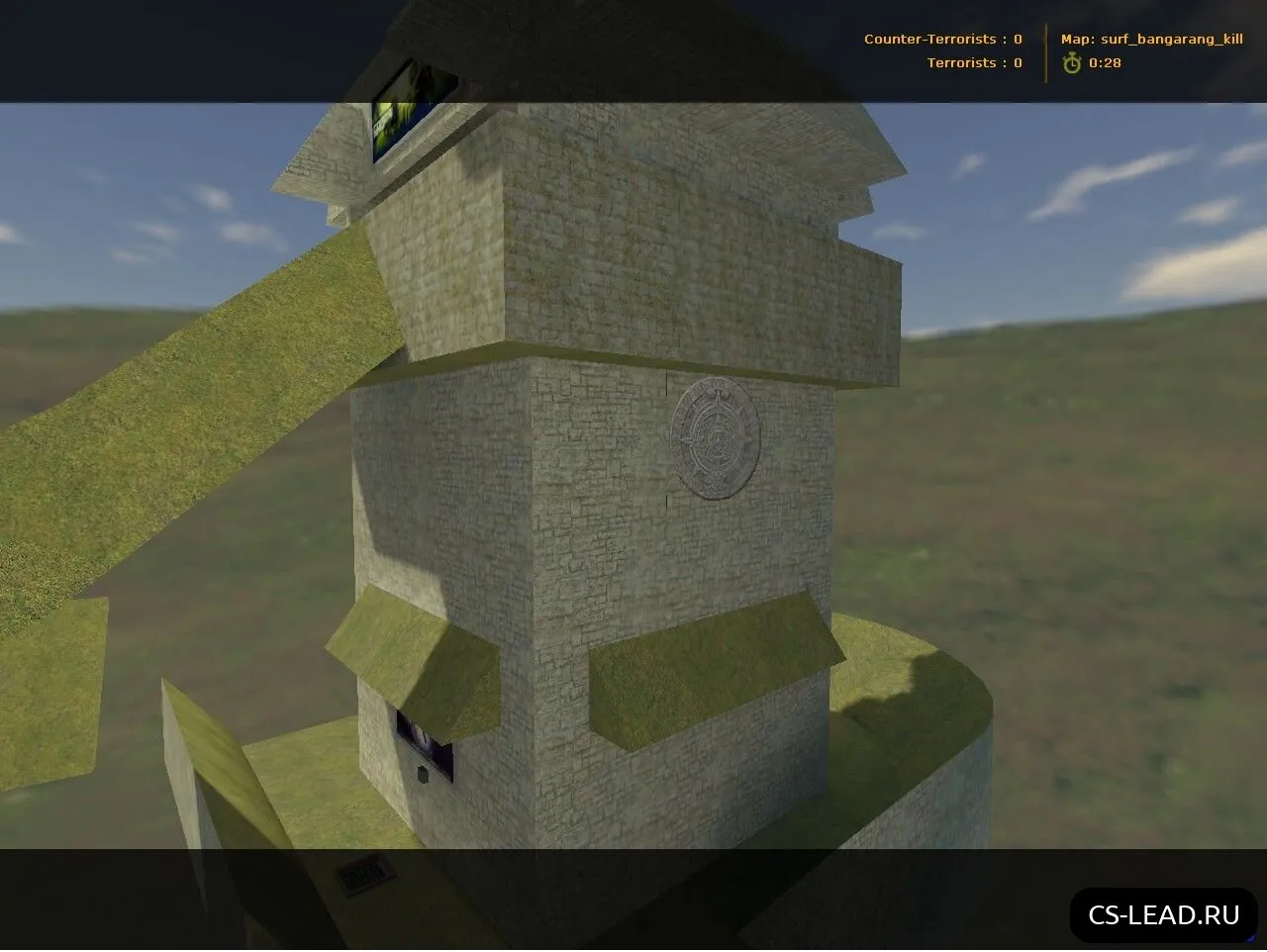 Скриншот  Карта [surf_bangarang_kill] для Counter-Strike 1.6 — Обзор и тактика
