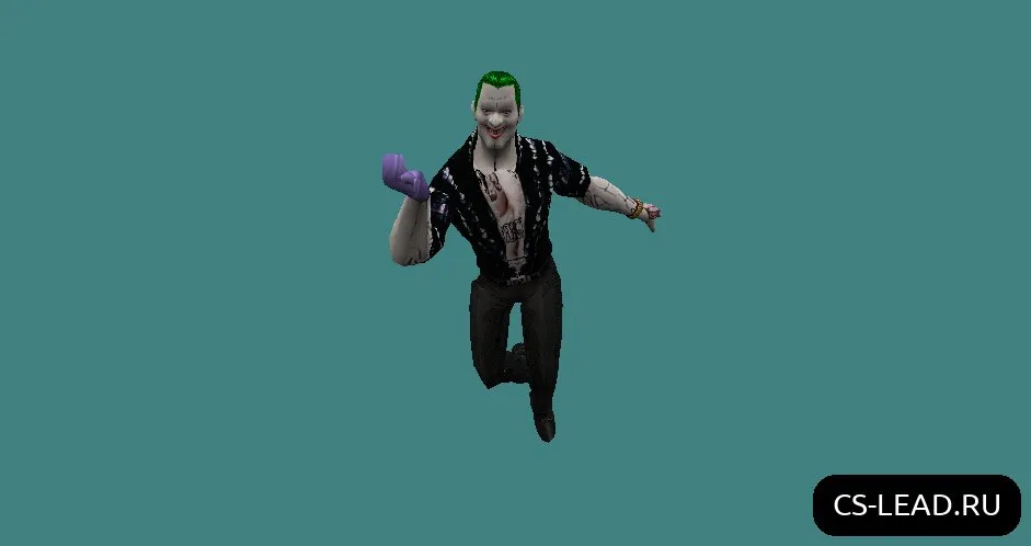 Скриншот Модель игрока [Джокер] (Suicide Squad) для CS 1.6