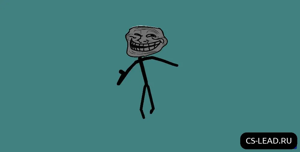 Скриншот Модель игрока [Trollface] для CS 1.6