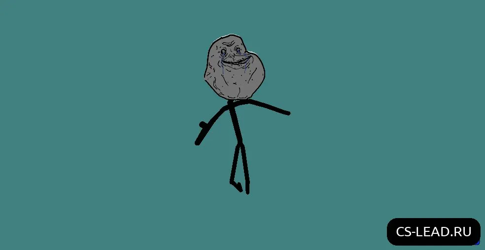 Скриншот Модель игрока [Forever Alone] (Face) для CS 1.6