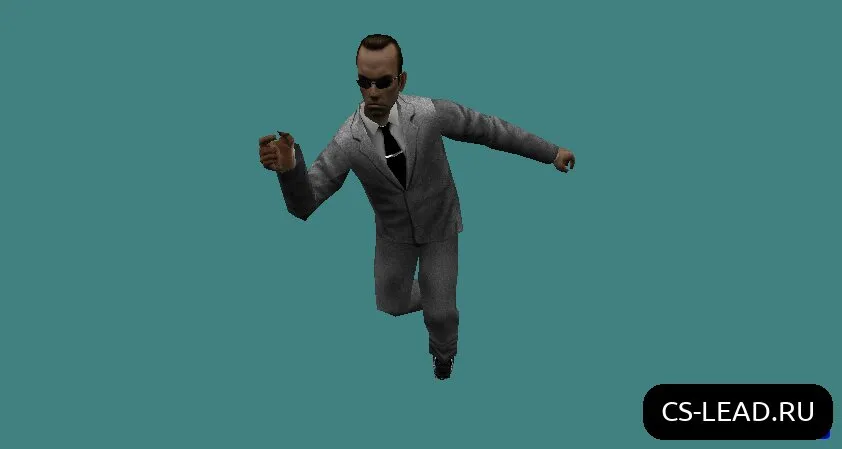 Скриншот Модель Игрока [Серый Агент Смит]