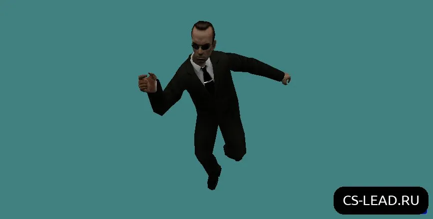 Скриншот Модель игрока [Черный Агент Смит]