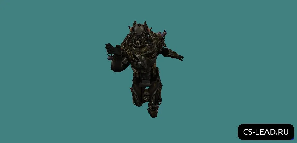 Скриншот Модель игрока Tesla Power Armor для Counter-Strike 1.6 — Реалистичный скин с уникальной анимацией