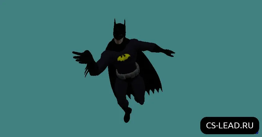 Скриншот Модель игрока Черный Бэтмен - Скачать и установить для CS 1.6