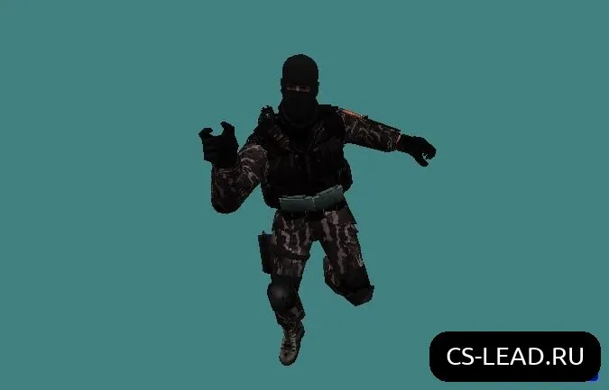 Скриншот Эксклюзивная Модель Игрока Спецназ для CS 1.6: Преимущество на Поле Боя и Максимальная Безопасность