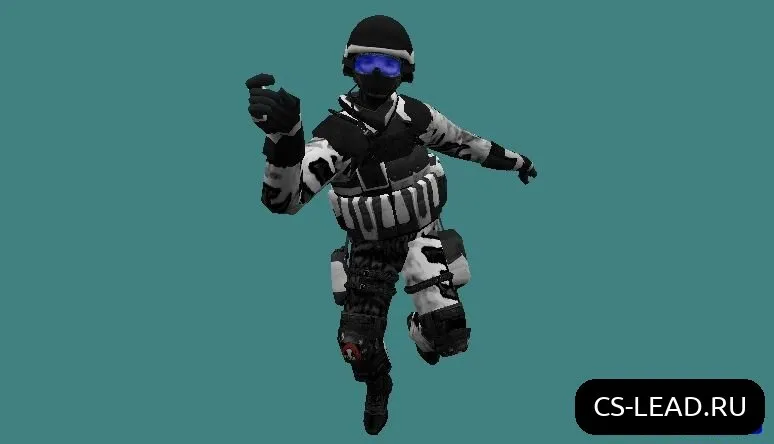 Скриншот Модель игрока Human Panda для CS 1.6: Уникальность и Преимущество на Поле Боя